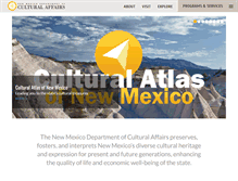 Tablet Screenshot of newmexicoculture.org
